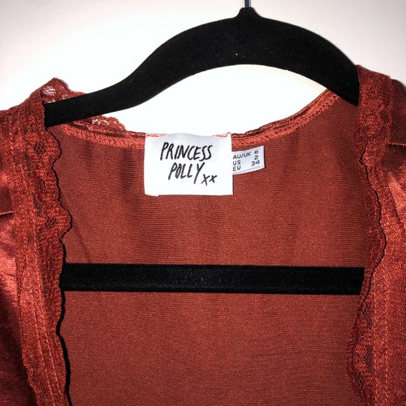 Princess Polly Lace Crop Top - Picture 2 of 3